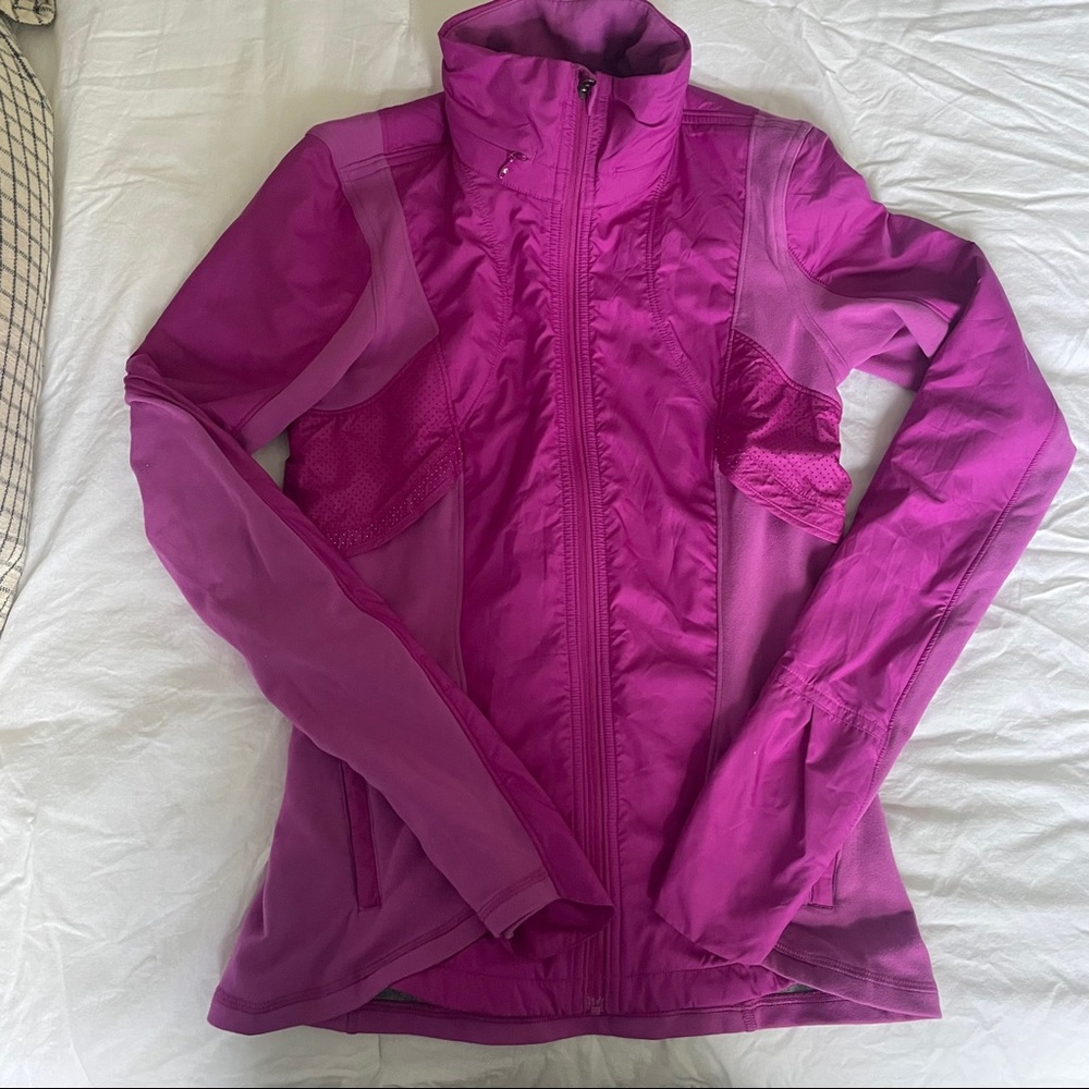Lululemon purple/pink zip up jacket